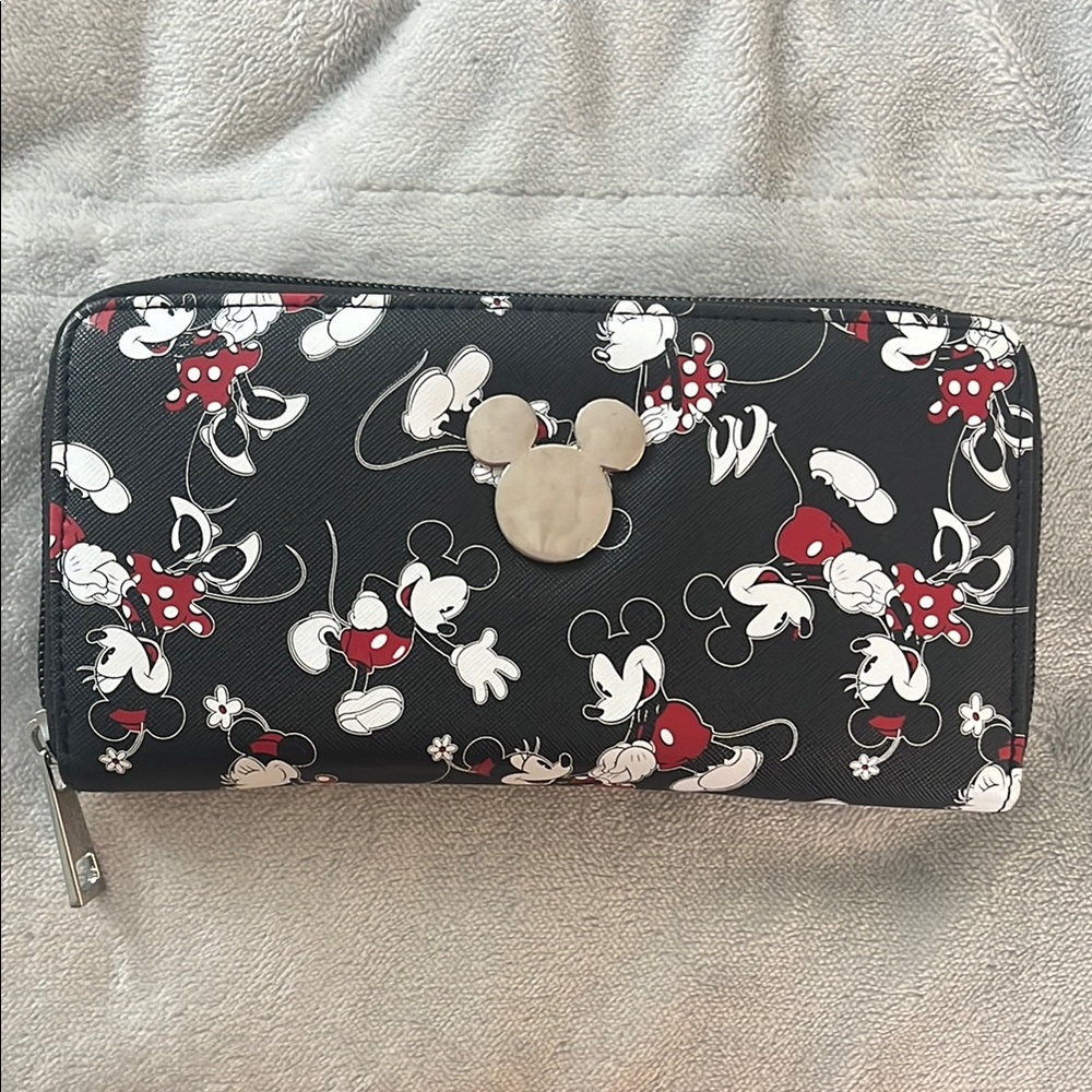 Disney Mickey Mouse Black Wallet